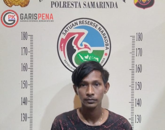 Foto :  Jajaran reskorba polres samarinda sebrang menggamankan pelaku IP (UPDATE)