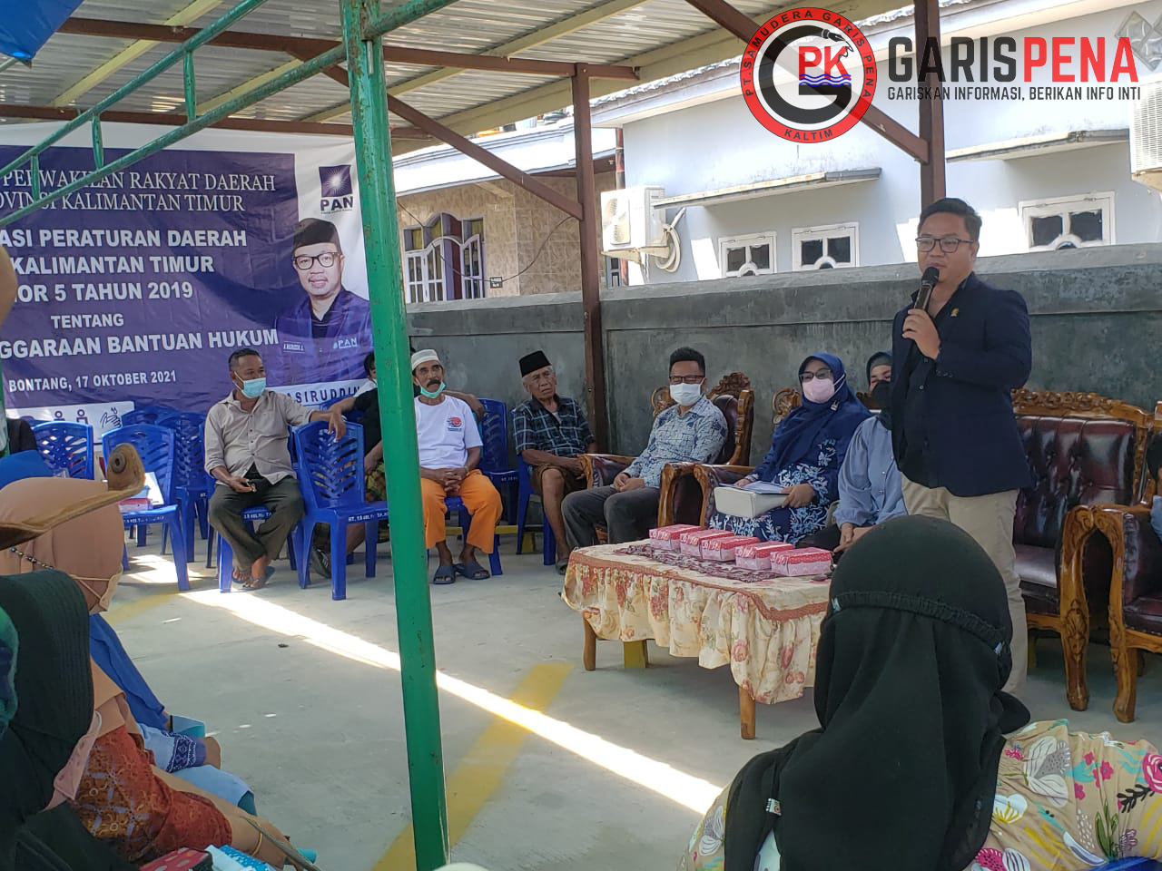 (M Nasiruddin Sosialisasikan Perda Penyelenggaraan Bantuan Hukum Foto : Ferry)