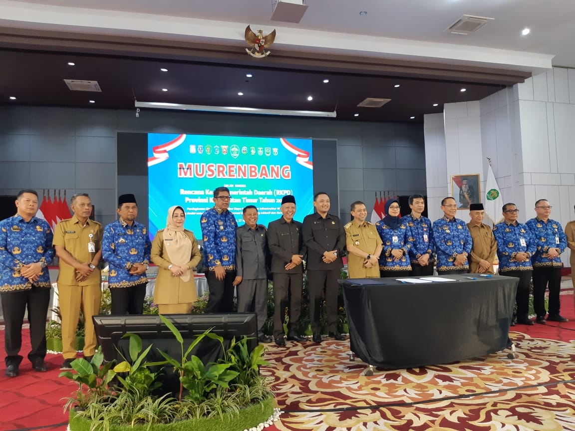SEPAKAT: Unsur legislatif dan eksekutif bersinergi membangun daerah lewat Musrenbang RKPD Provinsi Kaltim tahun 2024.