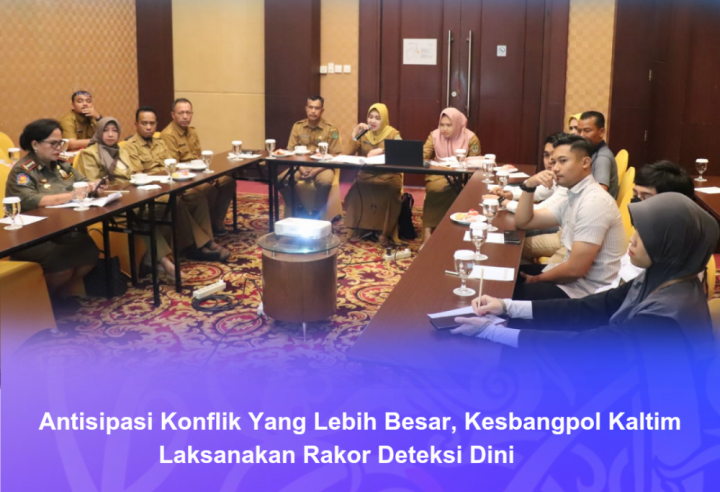 KOORDINASI: Pencegahan dini menjadi kunci keberhasilan manajemen konflik di masyarakat.
