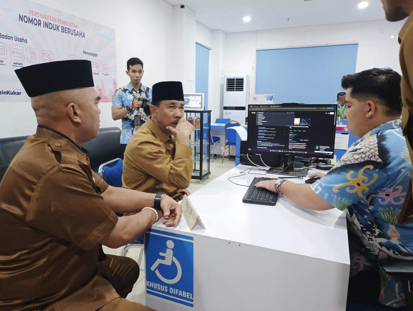 Foto: Sunggono, Sekda Kukar Sidak MPP Kukar