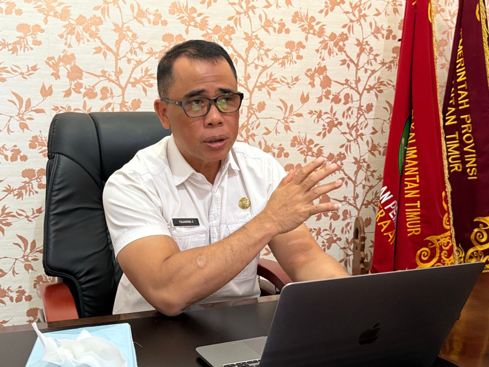 Plt Kepala Dinas Sosial Kukar Yuliandris. (garispena)